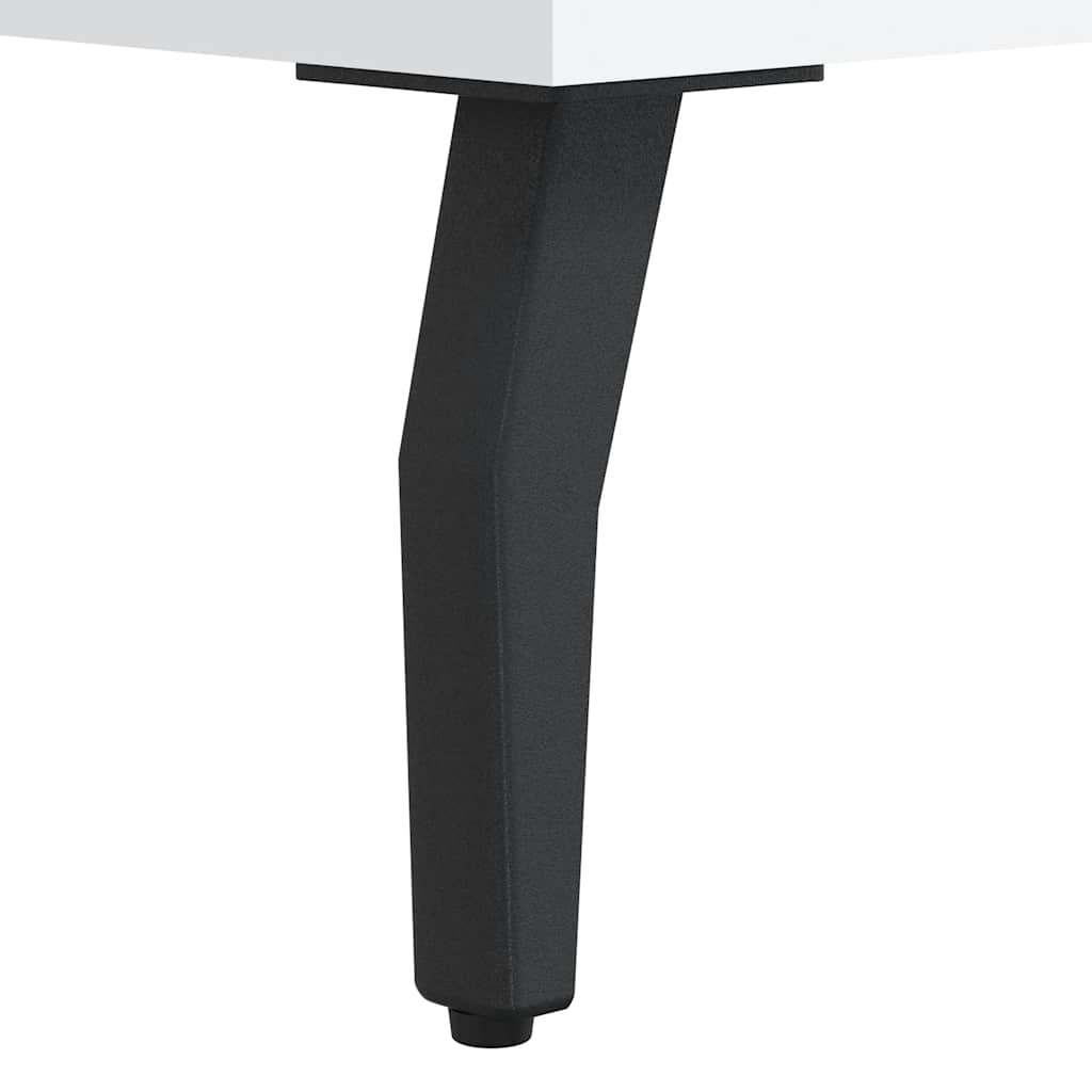 vidaXL Bureau 140x50x75 cm bewerkt hout wit