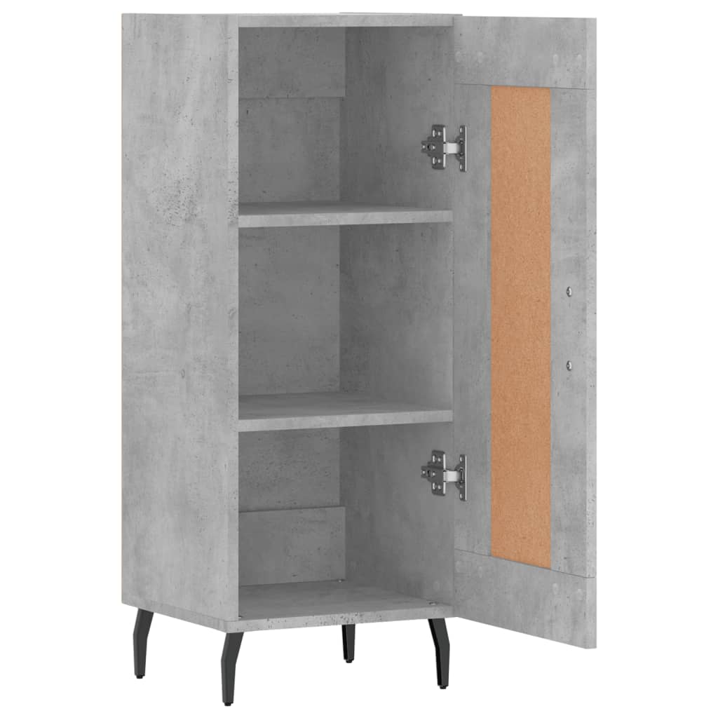 vidaXL Dressoir 34,5x34x90 cm bewerkt hout wit