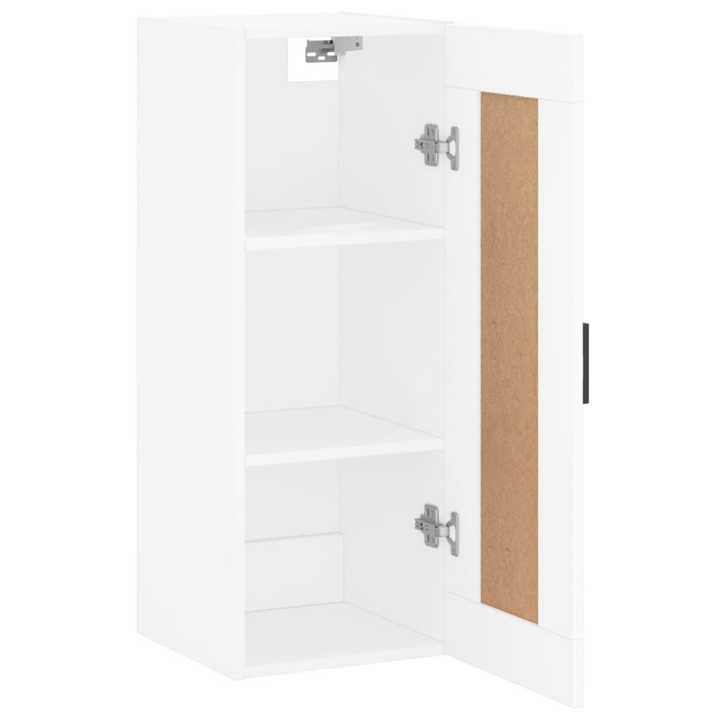vidaXL Wall cabinet 34.5x34x90 cm engineered wood white