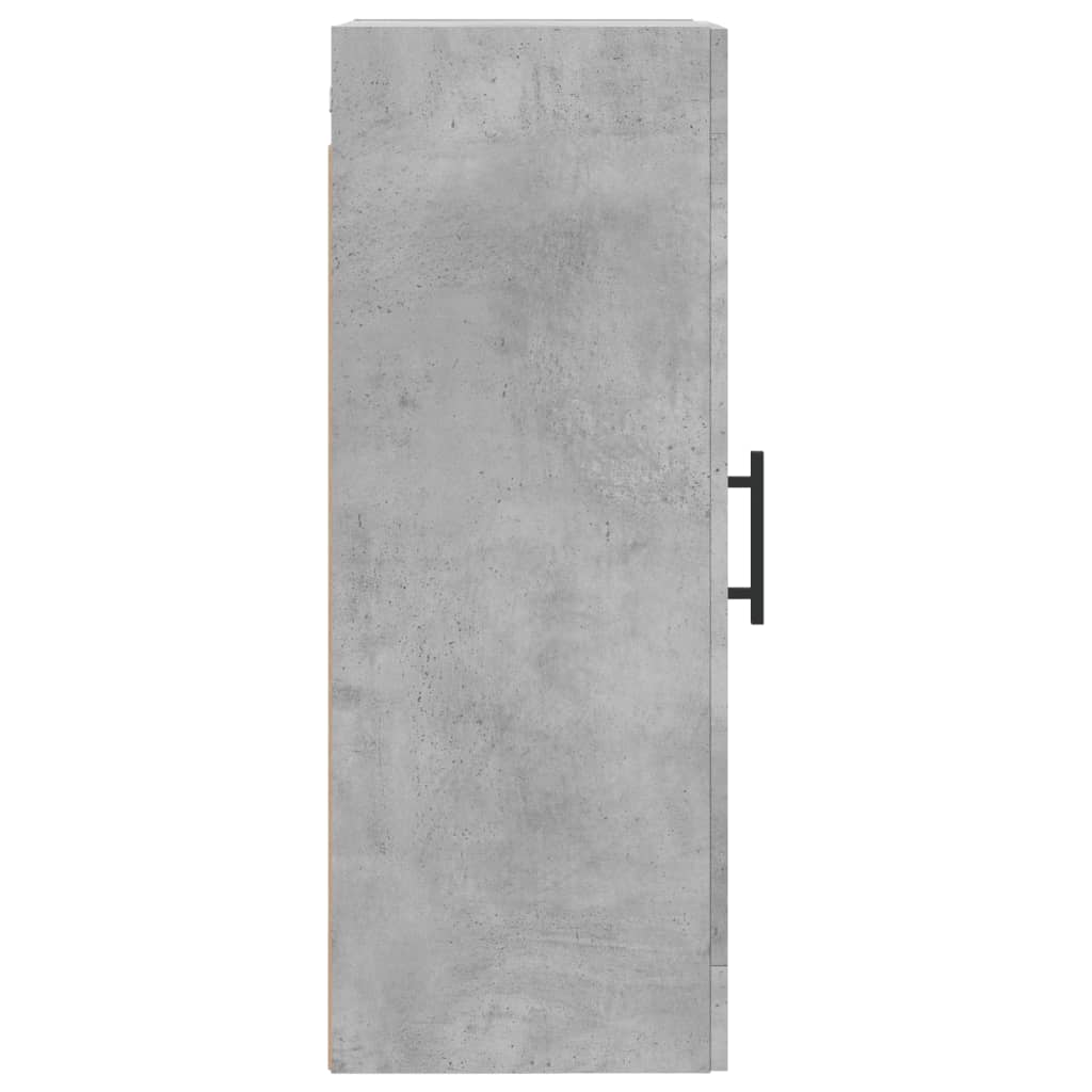 vidaXL Wall cabinet 34.5x34x90 cm engineered wood concrete grey