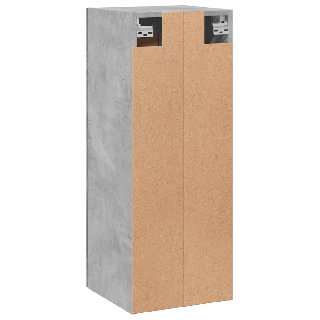 vidaXL Wall cabinet 34.5x34x90 cm engineered wood concrete grey