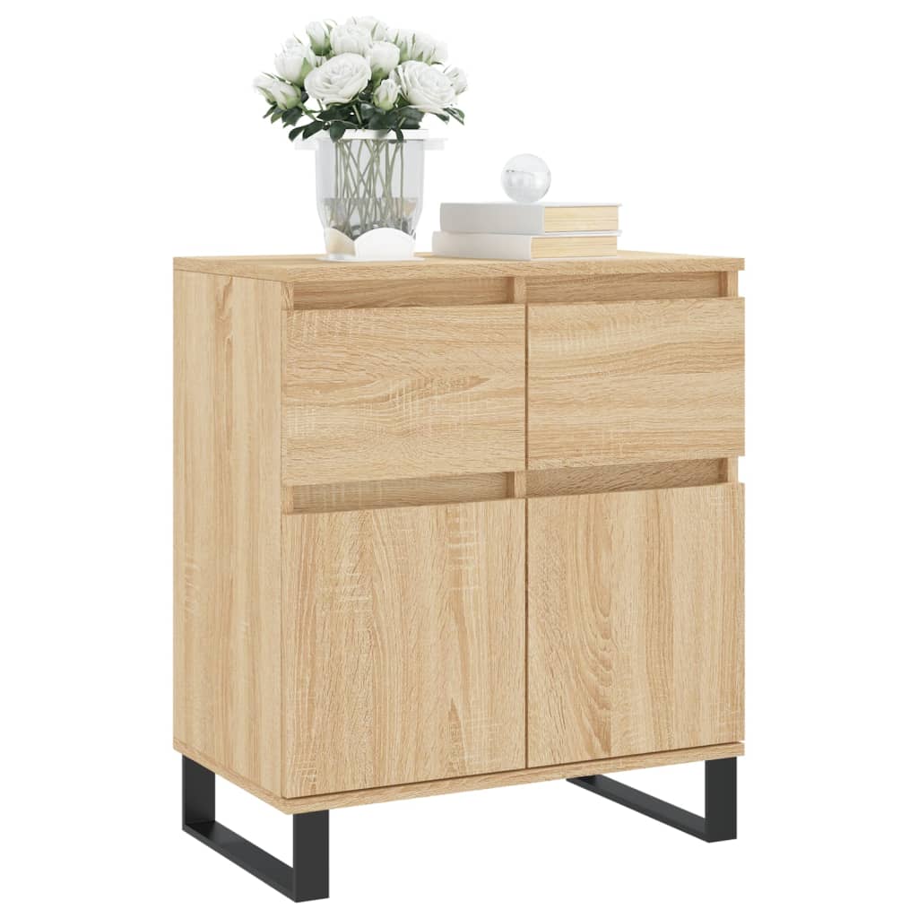 vidaXL Dressoir 60x35x70 cm bewerkt hout wit