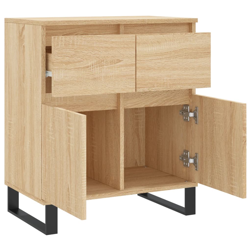 vidaXL Dressoir 60x35x70 cm bewerkt hout wit