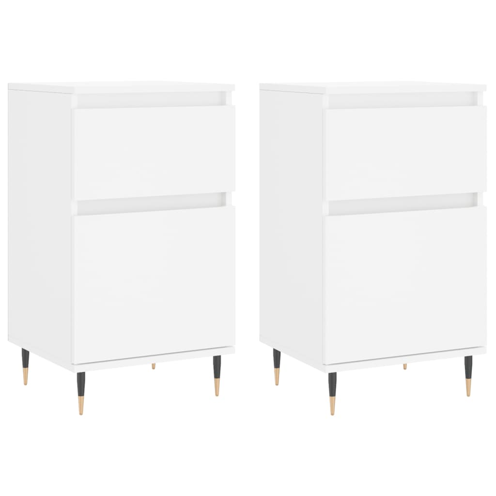 vidaXL Dressoir 40x35x70 cm bewerkt hout wit