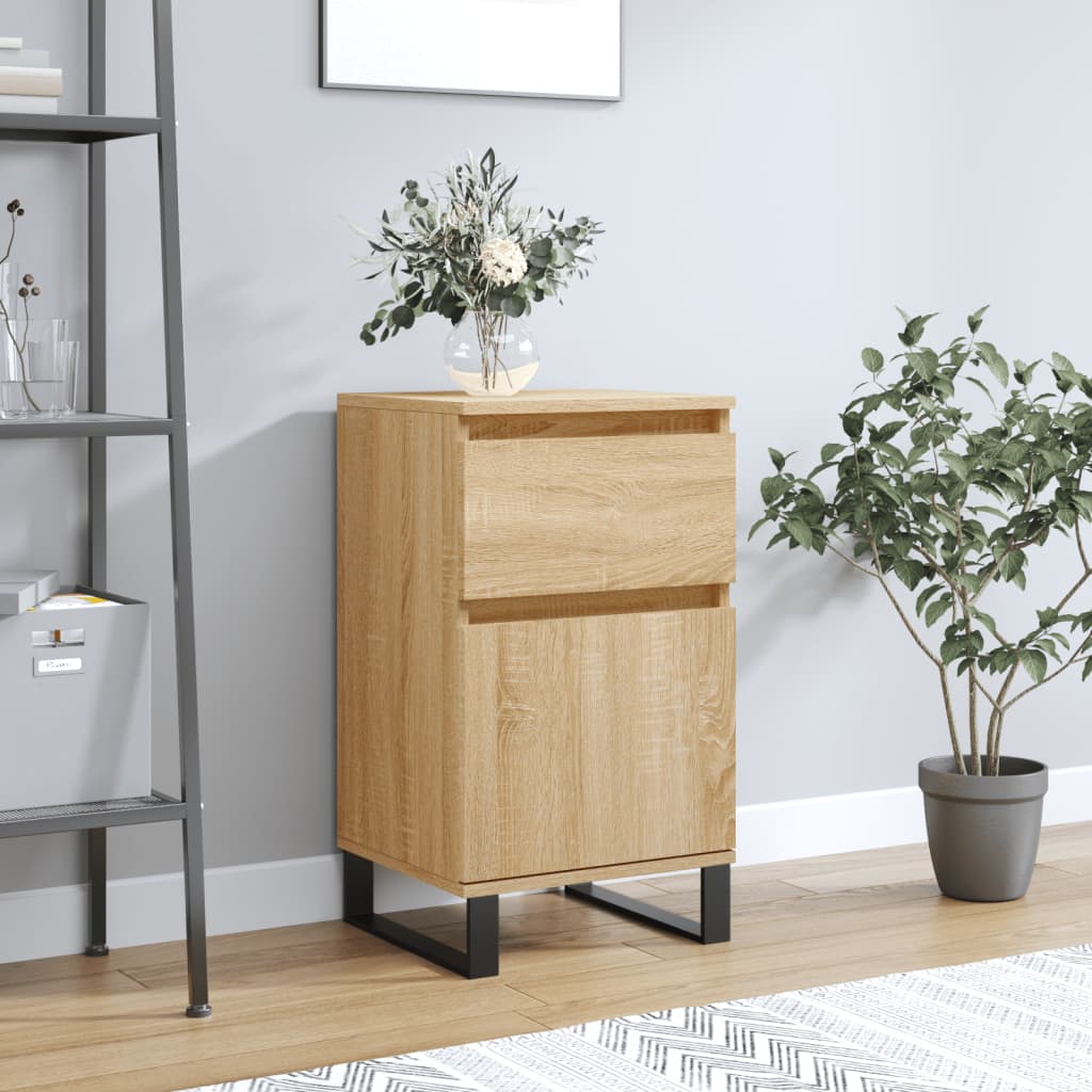 vidaXL Dressoir 40x35x70 cm bewerkt hout wit