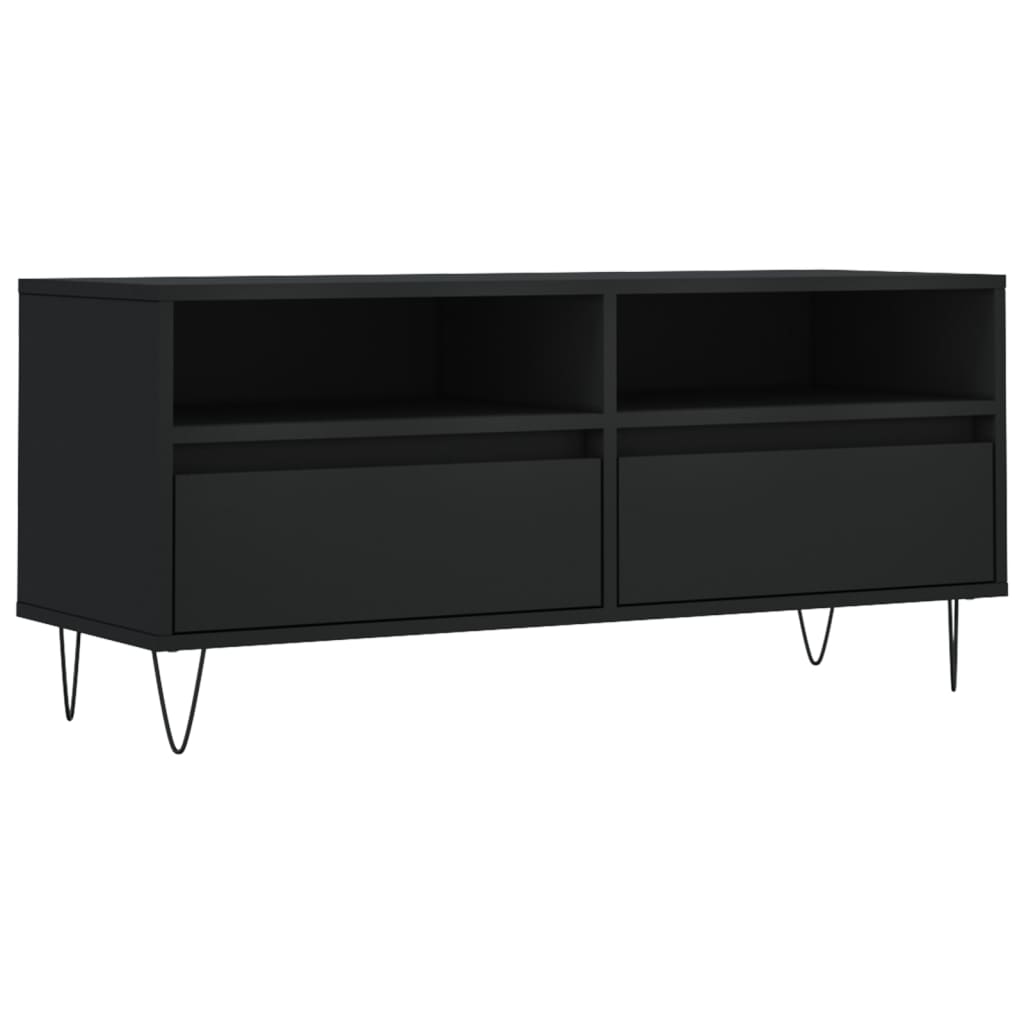 vidaXL Tv-meubel 100x34,5x44,5 cm bewerkt hout wit