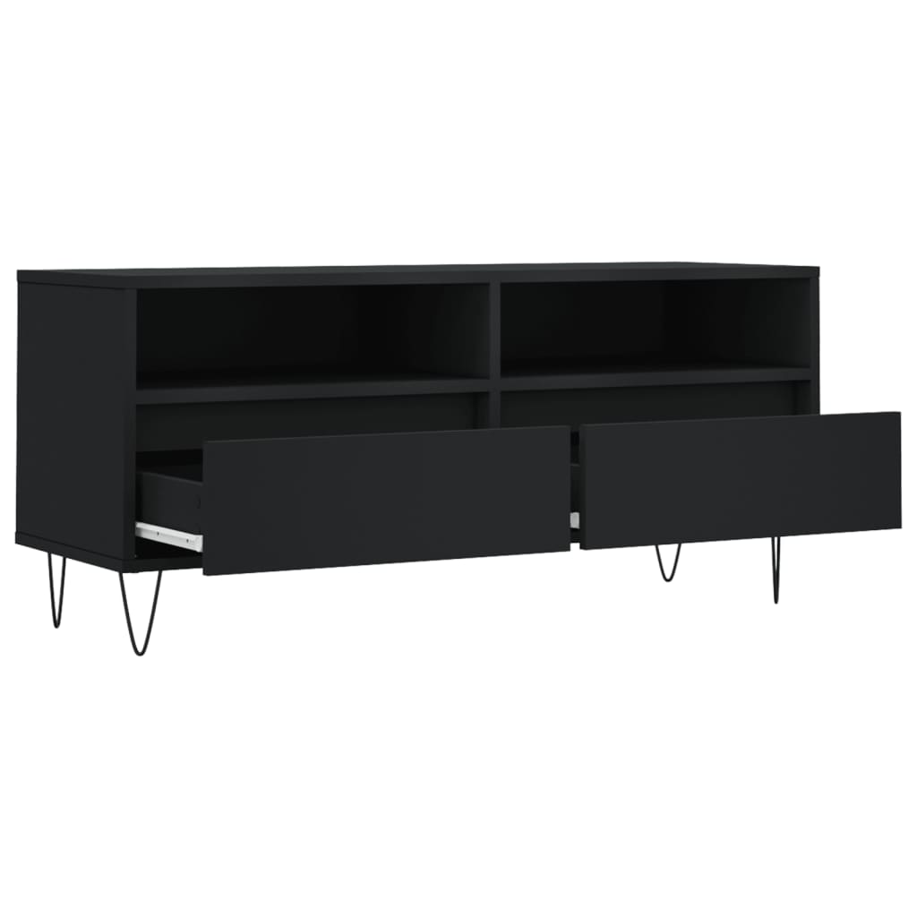 vidaXL Tv-meubel 100x34,5x44,5 cm bewerkt hout wit