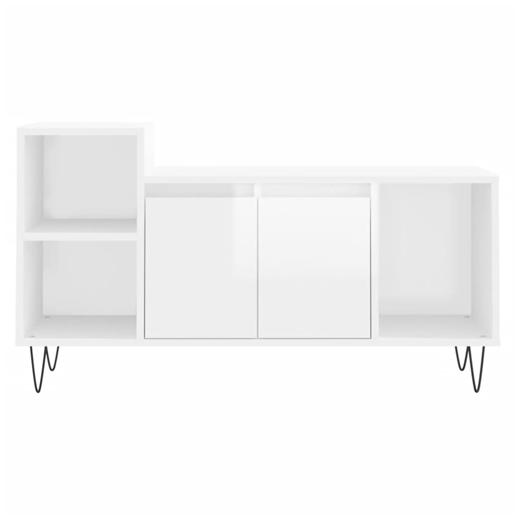 vidaXL Tv-meubel 100x35x55 cm bewerkt hout wit