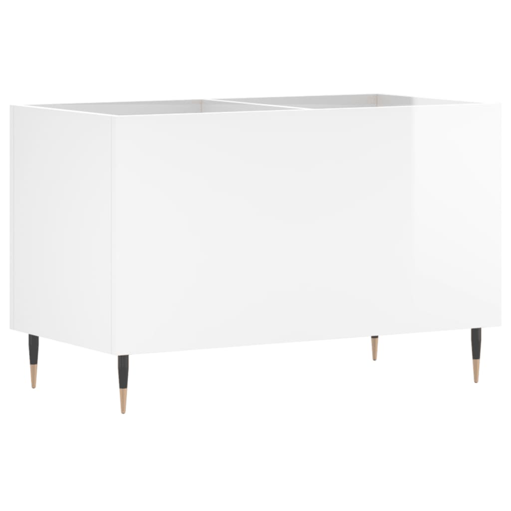 vidaXL Platenkast 74,5x38x48 cm bewerkt hout wit