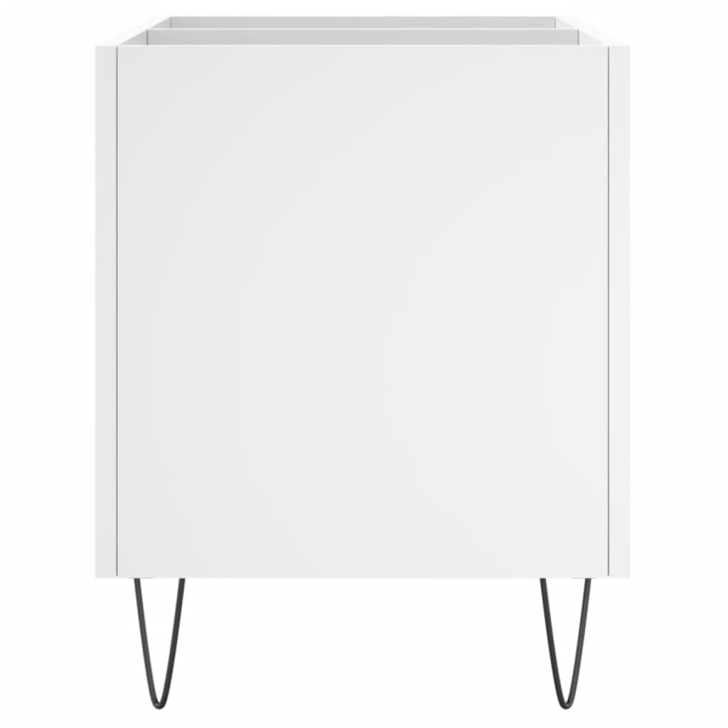 vidaXL Platenkast 74,5x38x48 cm bewerkt hout wit