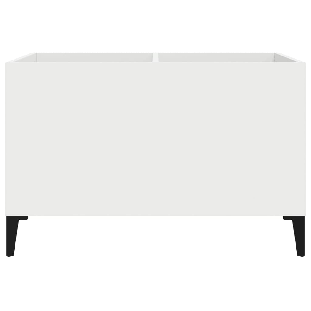 vidaXL Platenkast 74,5x38x48 cm bewerkt hout wit