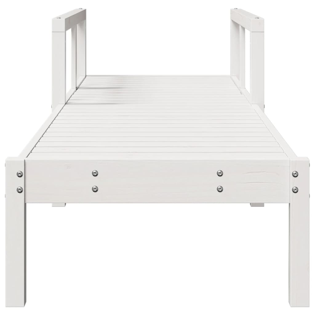 vidaXL Sun Lounger 199.5x62x55 cm Solid Pinewood