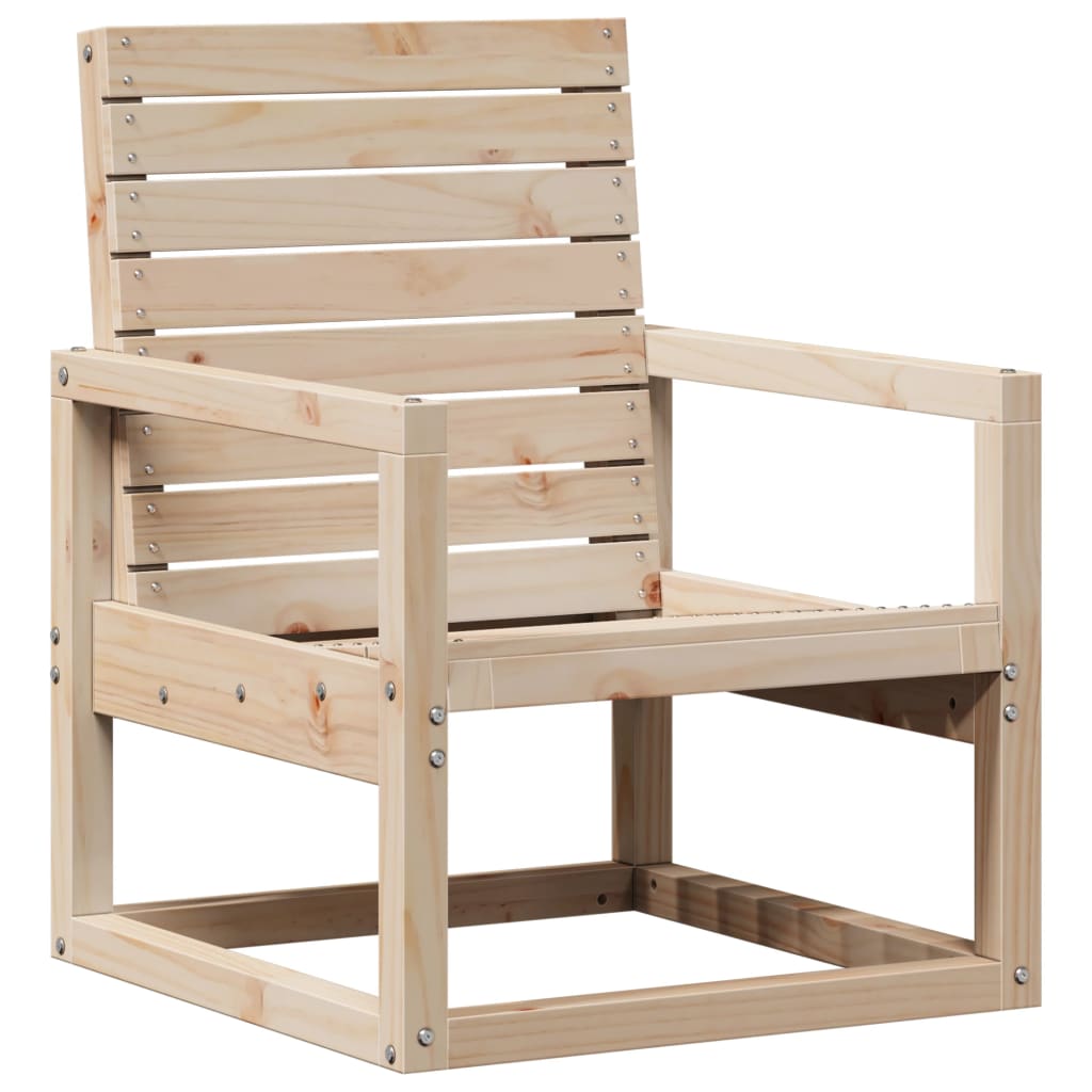 vidaXL Tuinstoel 57,5x63x76 cm massief grenenhout