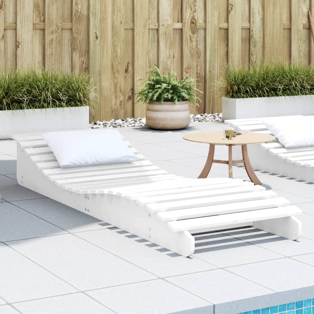 vidaXL Ligbedden 2 st 205x60x31,5 cm massief grenenhout