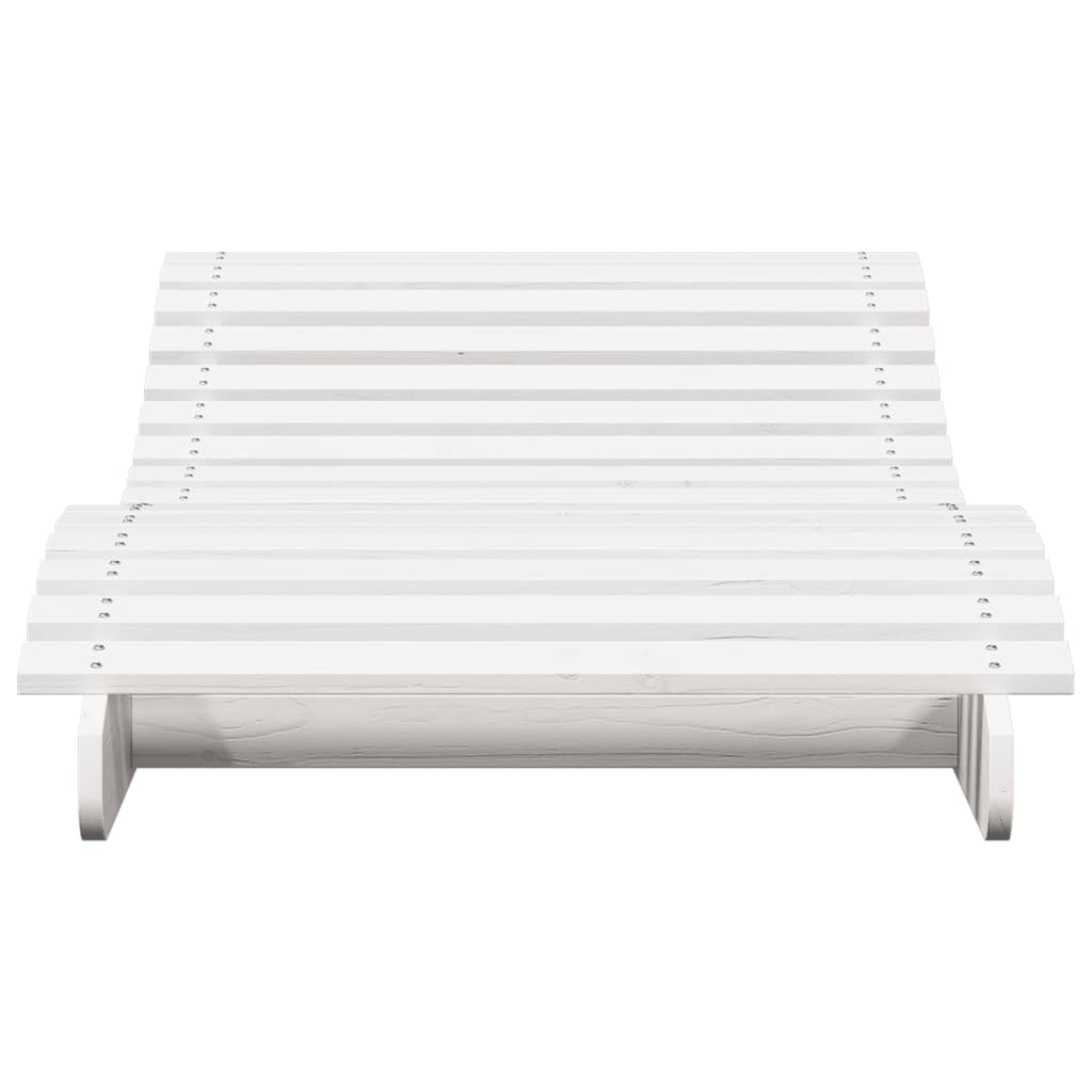 vidaXL Ligbedden 2 st 205x60x31,5 cm massief grenenhout