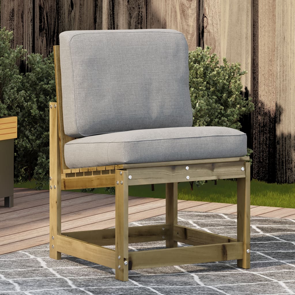 vidaXL Tuinstoel 50,5x55x77 cm massief grenenhout