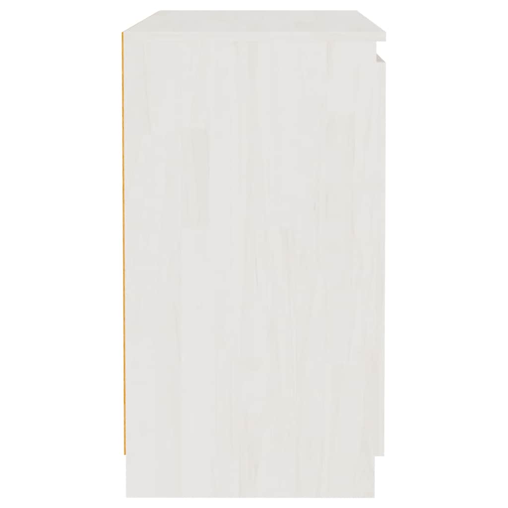 vidaXL Bijzetkast 60x36x65 cm massief grenenhout