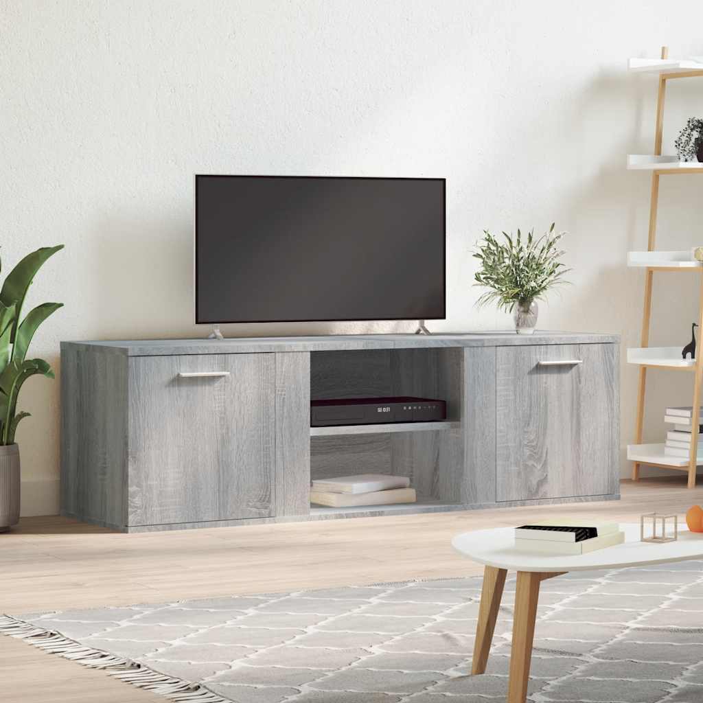 vidaXL TV cabinet 120x34x37 cm engineered wood white