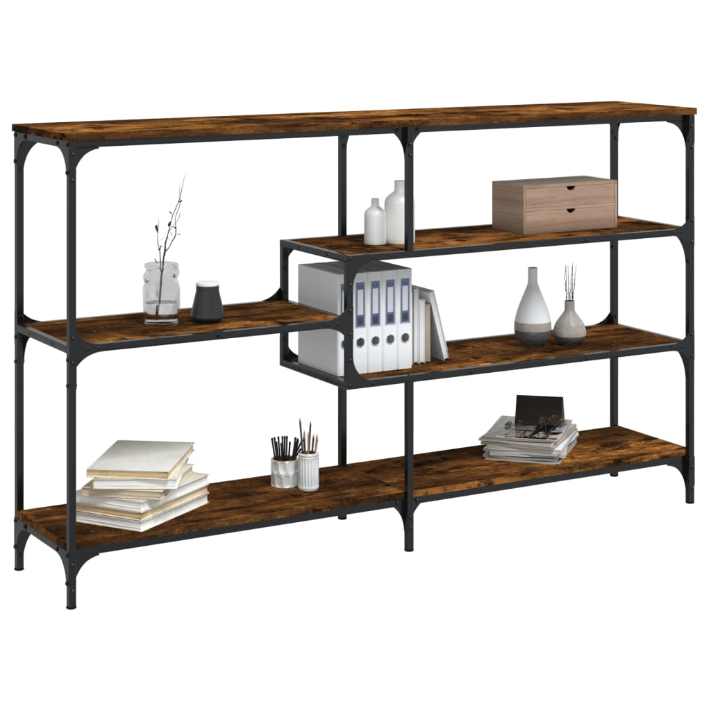 vidaXL Wandtafel 103x32x95 cm bewerkt hout zwart
