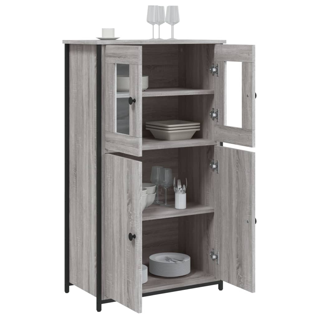 vidaXL Tall Cabinet 62x32x106.5 cm Engineered Wood Sonoma Oak