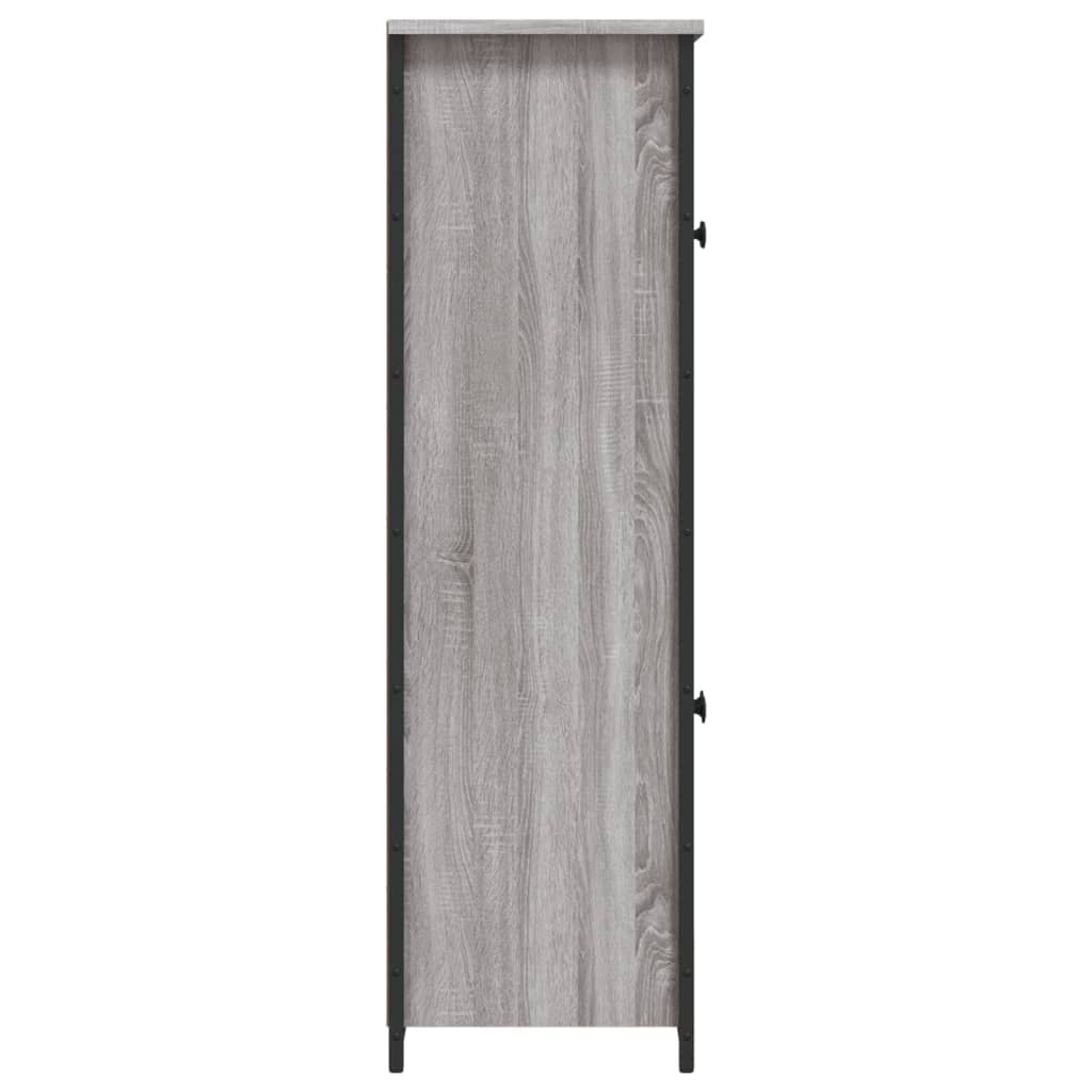 vidaXL Tall Cabinet 62x32x106.5 cm Engineered Wood Sonoma Oak