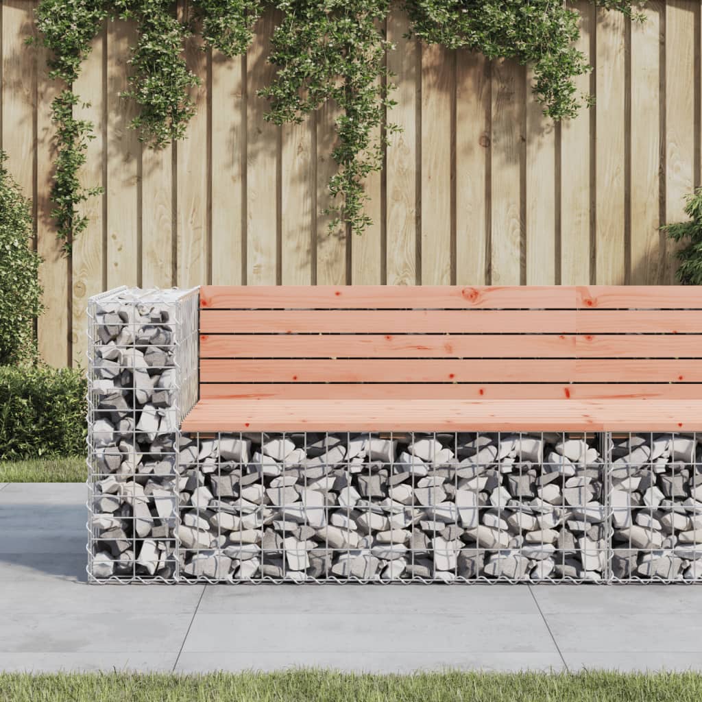 vidaXL Tuinbank schanskorfontwerp 103x70x65 cm massief grenenhout