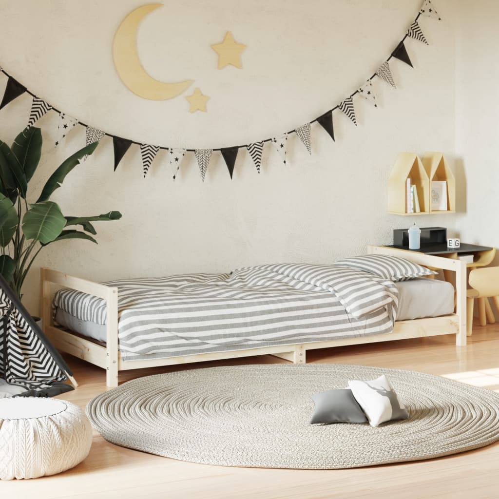 vidaXL Kids Bed Frame 80x200 cm Solid Pine Wood