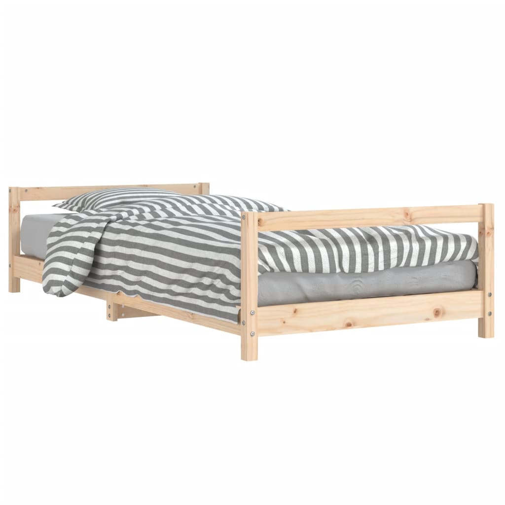 vidaXL Kids Bed Frame 80x200 cm Solid Pine Wood