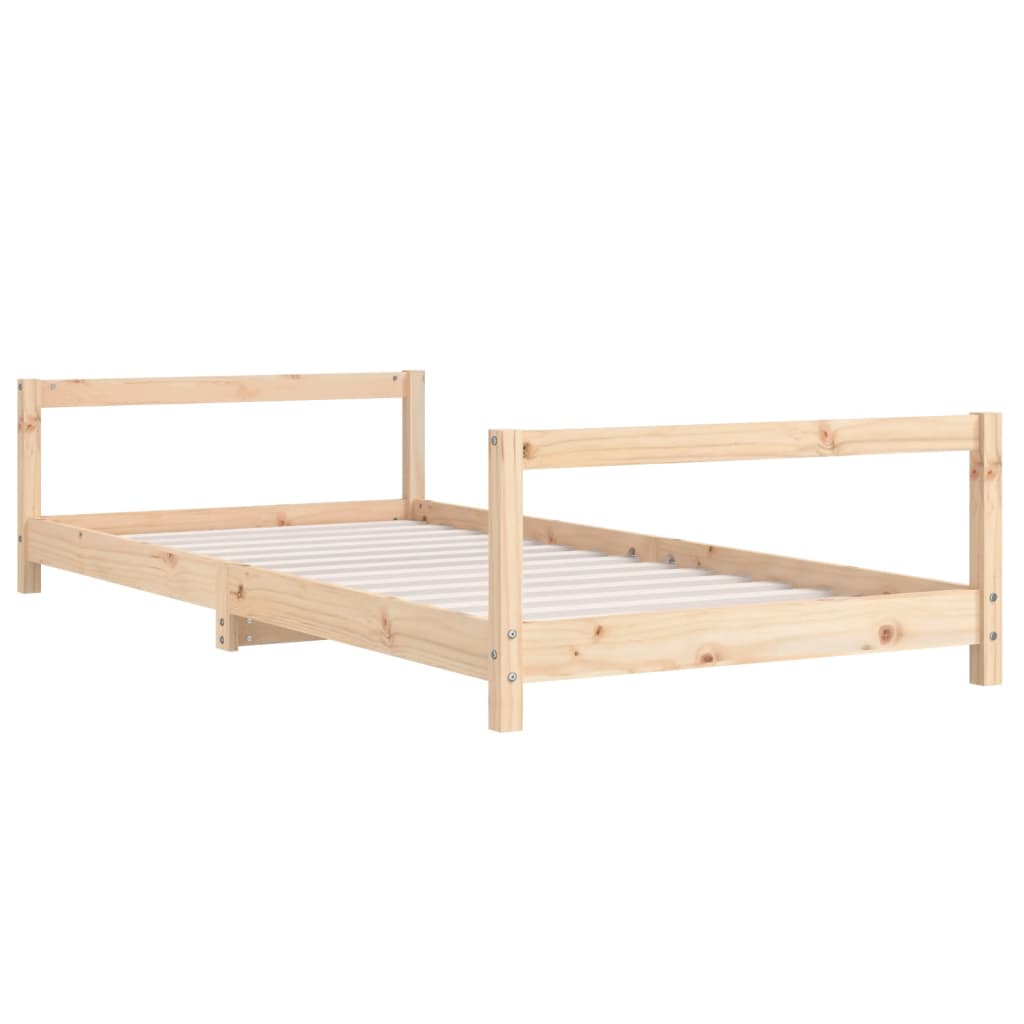 vidaXL Kids Bed Frame 80x200 cm Solid Pine Wood