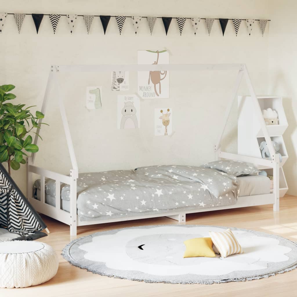 vidaXL Kinderbedframe 80x200 cm massief grenenhout