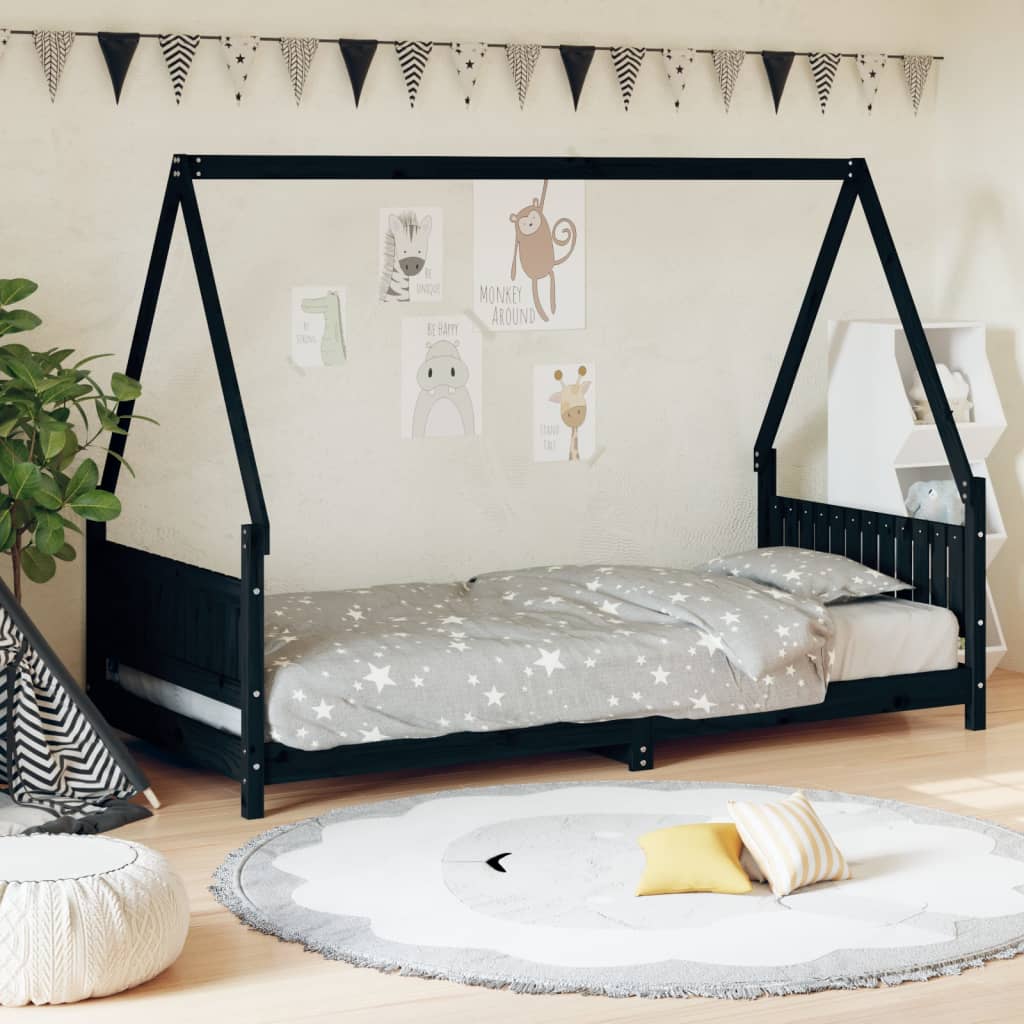 vidaXL Kinderbedframe 80x200 cm massief grenenhout
