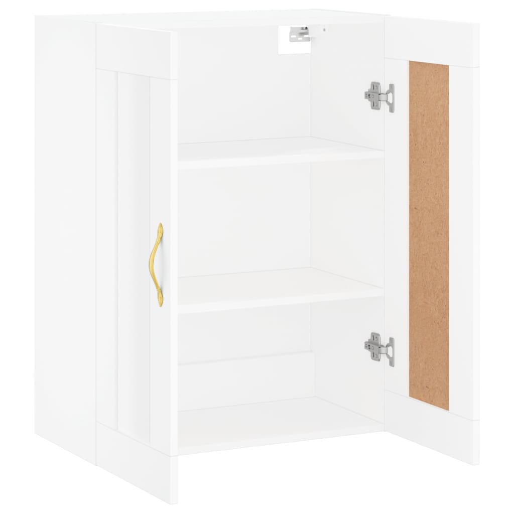 vidaXL Wandkast 69,5x34x90 cm bewerkt hout wit