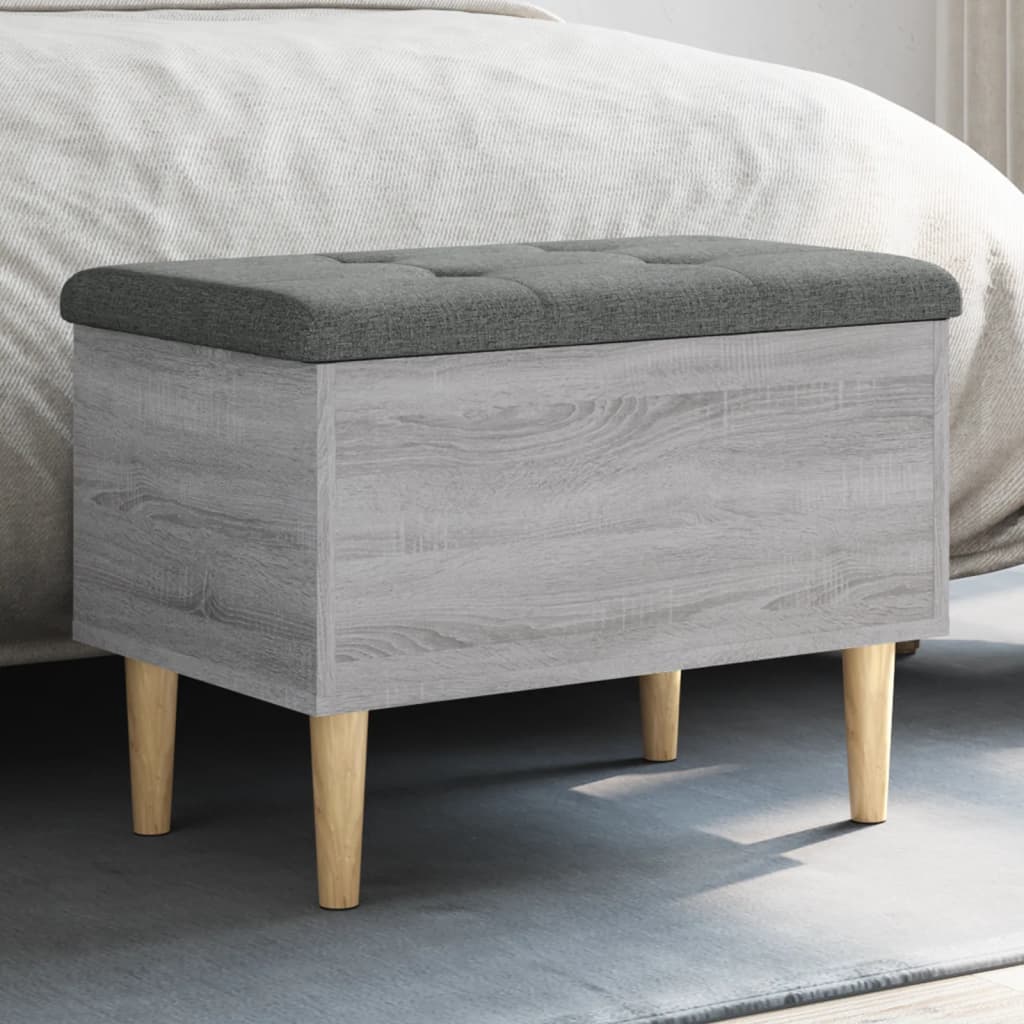 vidaXL Opbergbankje 42x42x46 cm bewerkt hout wit