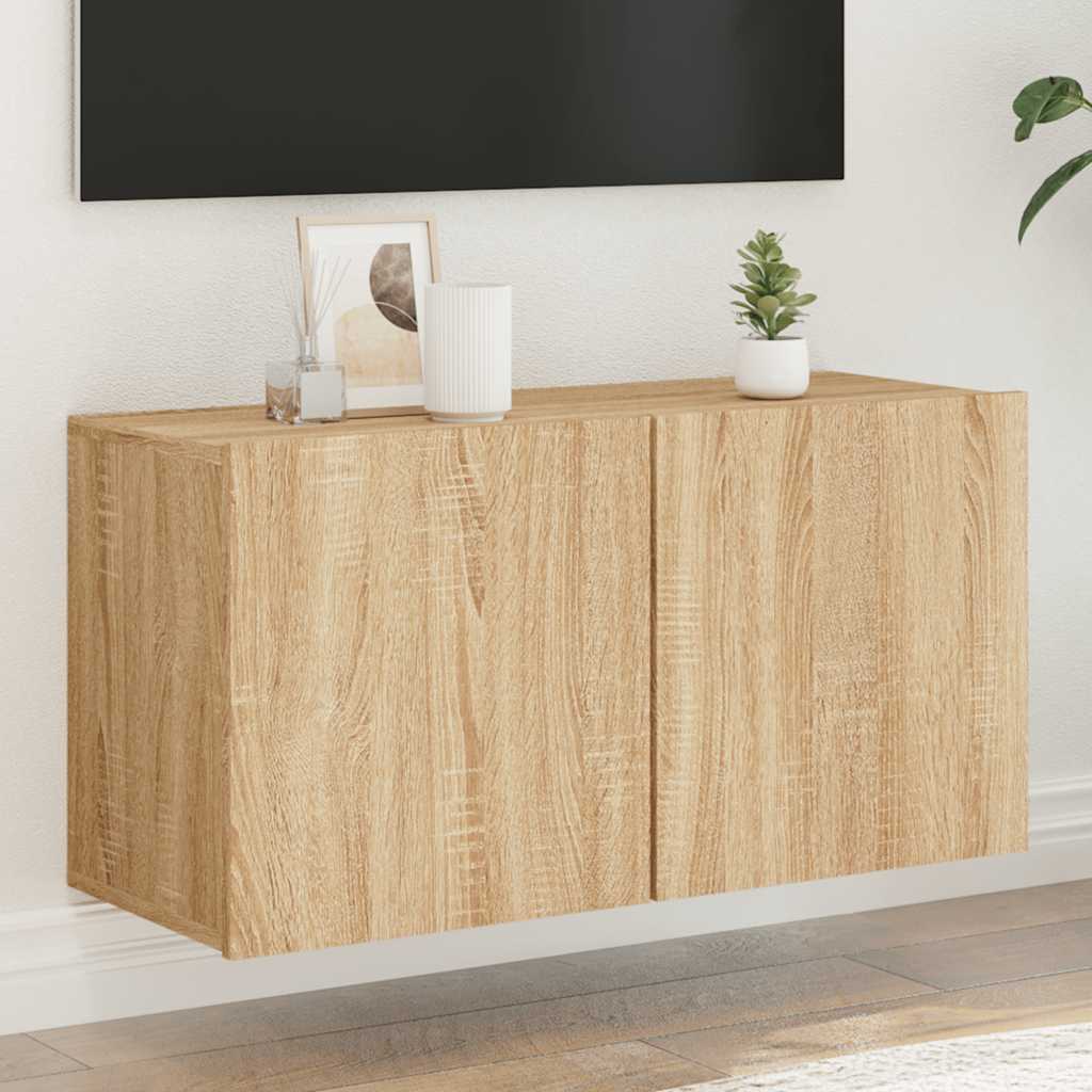 vidaXL Tv-meubel wandgemonteerd 60x30x41 cm wit
