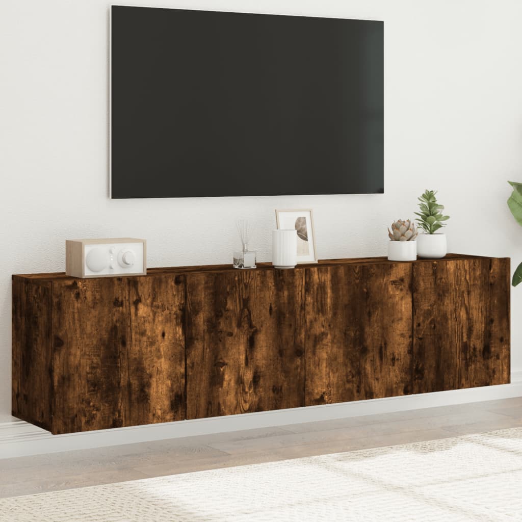 vidaXL Tv-meubel wandgemonteerd 60x30x41 cm wit
