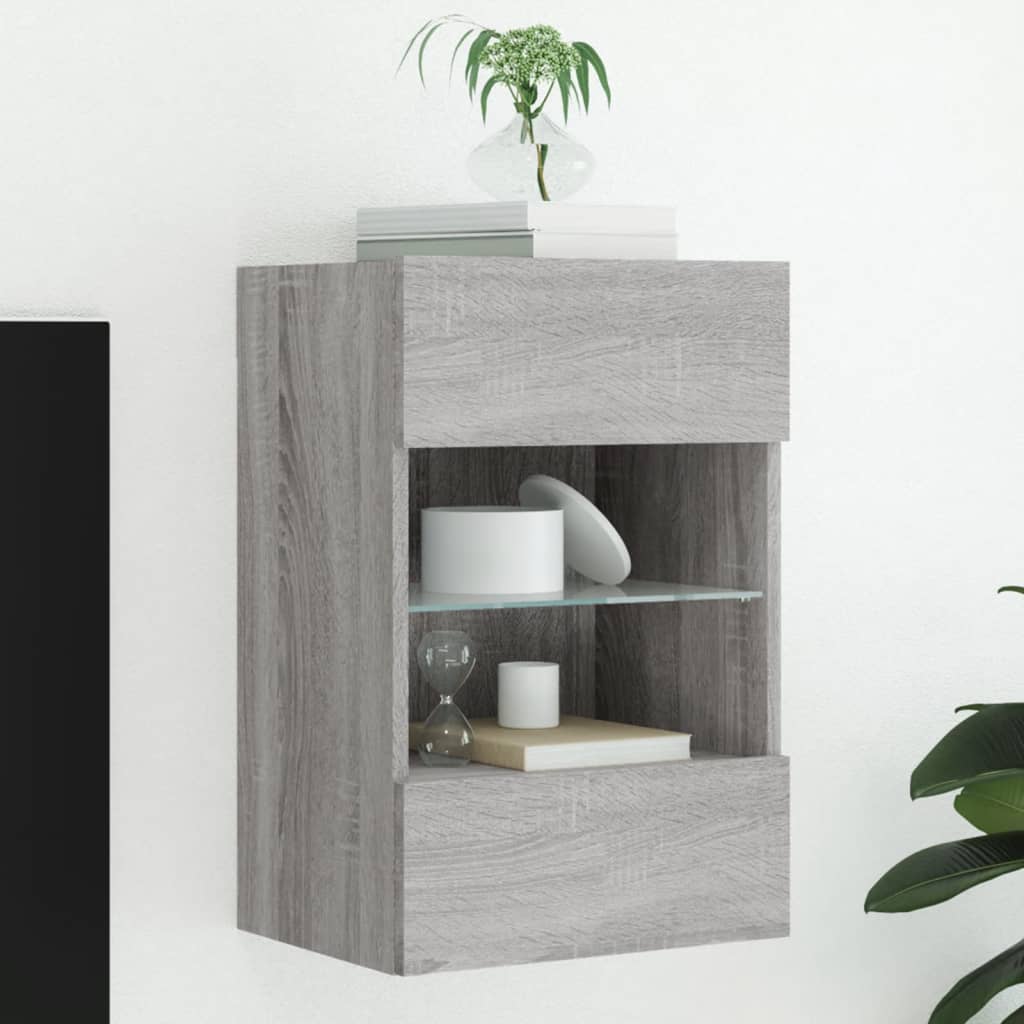 vidaXL TV Wandkast Oud Hout 98,5 x 30 x 60,5 cm Bewerkt hout