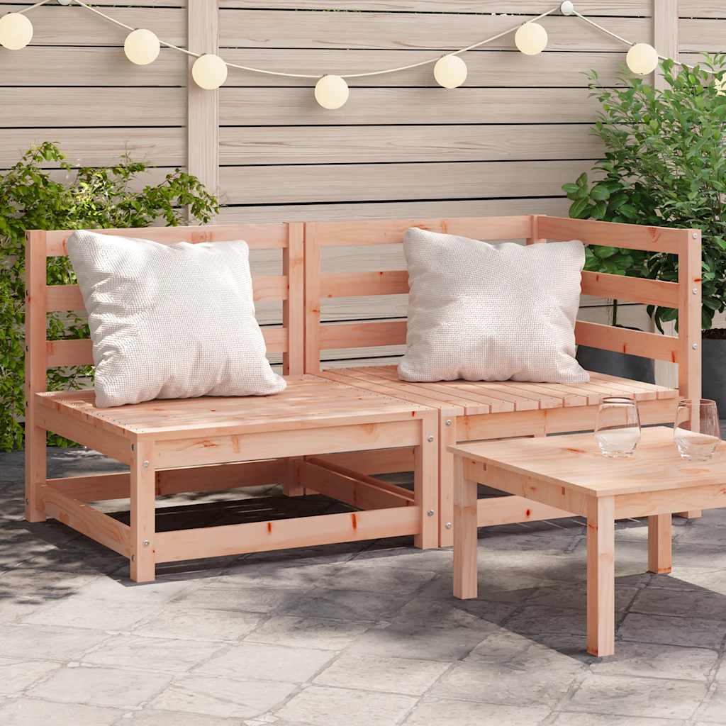 vidaXL Tuinhoekbank 2 st 70x70x67 cm massief grenenhout