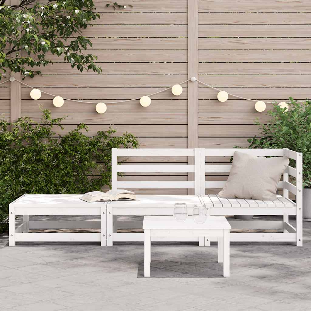 vidaXL Tuinhoekbank 2 st 70x70x67 cm massief grenenhout