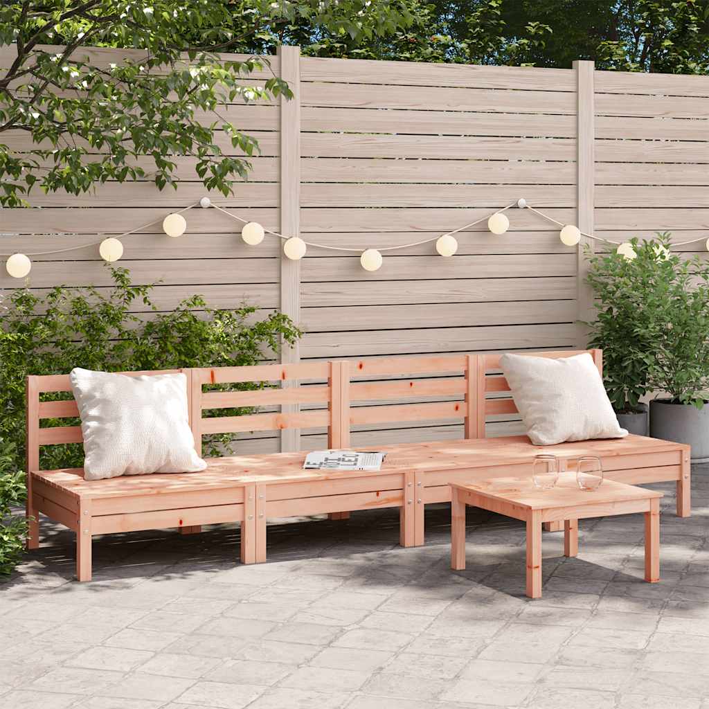 vidaXL Garden Corner Sofa Solid Pine Wood