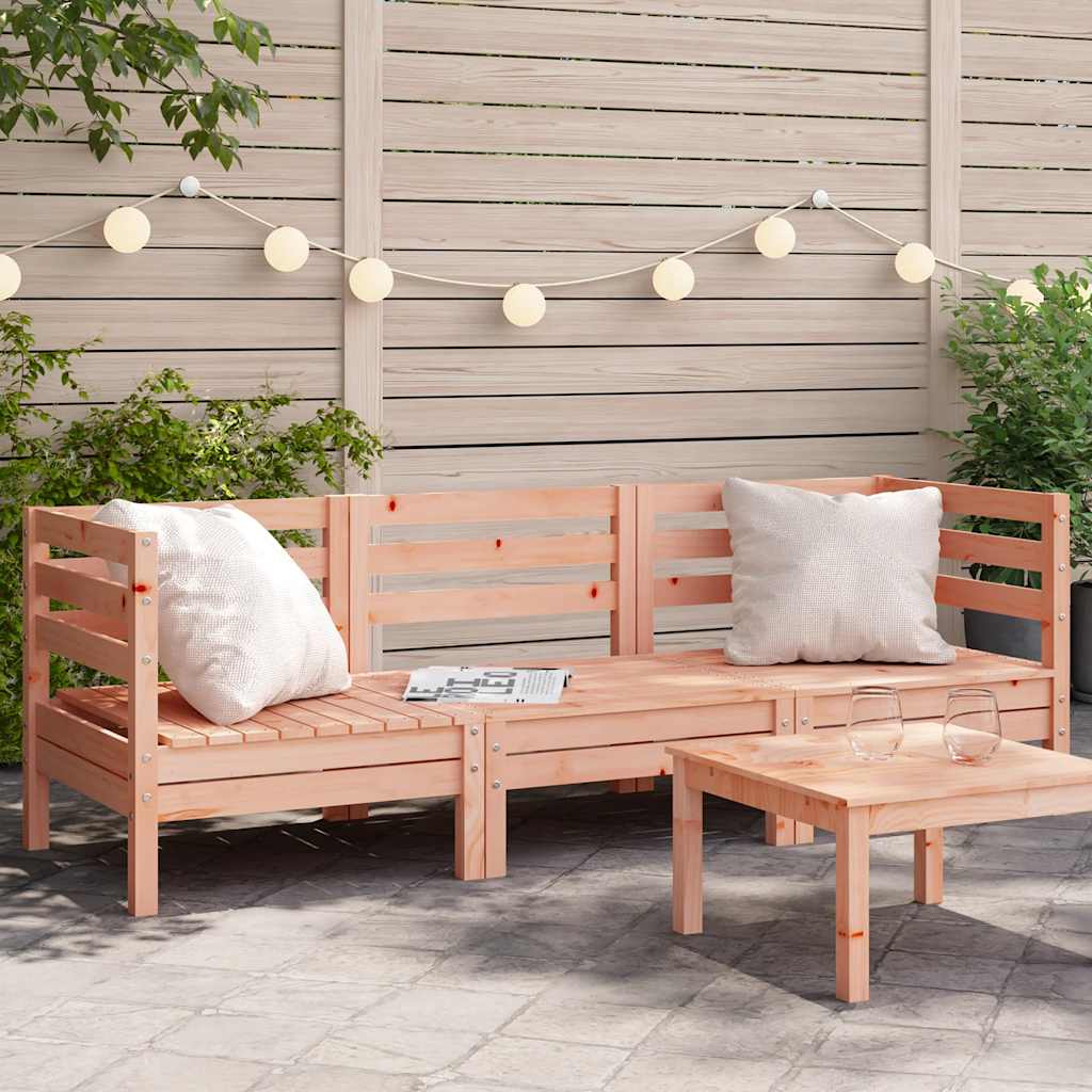 vidaXL Garden Corner Sofa Solid Pine Wood