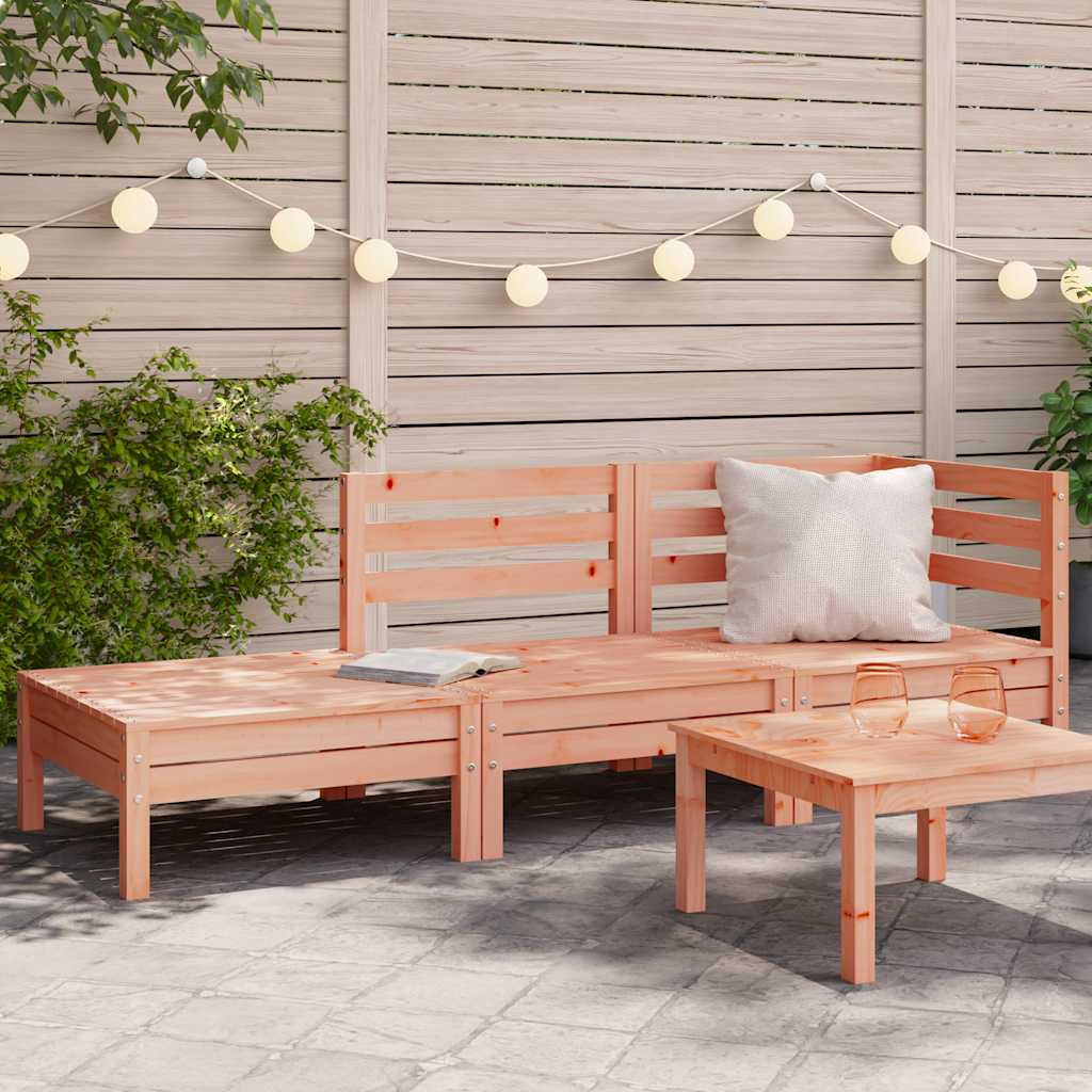 vidaXL Garden Corner Sofa Solid Pine Wood