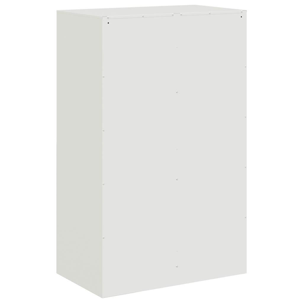 vidaXL Dressoir 67x39x107 cm staal roze