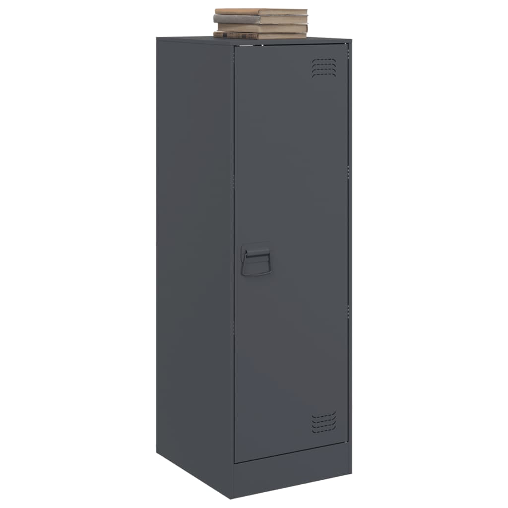 vidaXL Dressoir 34,5x39x107 cm staal zwart