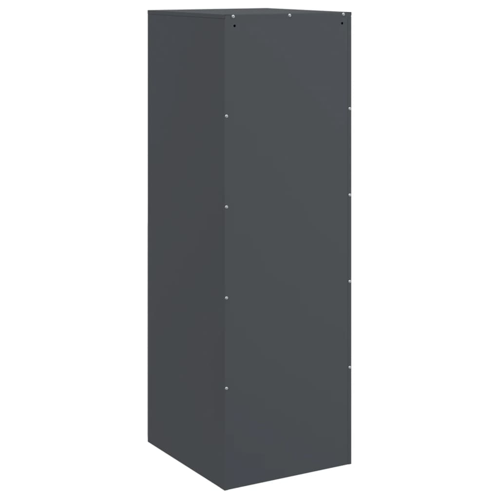 vidaXL Dressoir 34,5x39x107 cm staal zwart