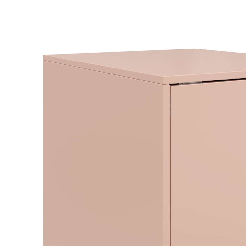 vidaXL Dressoir 34,5x39x73 cm staal zwart