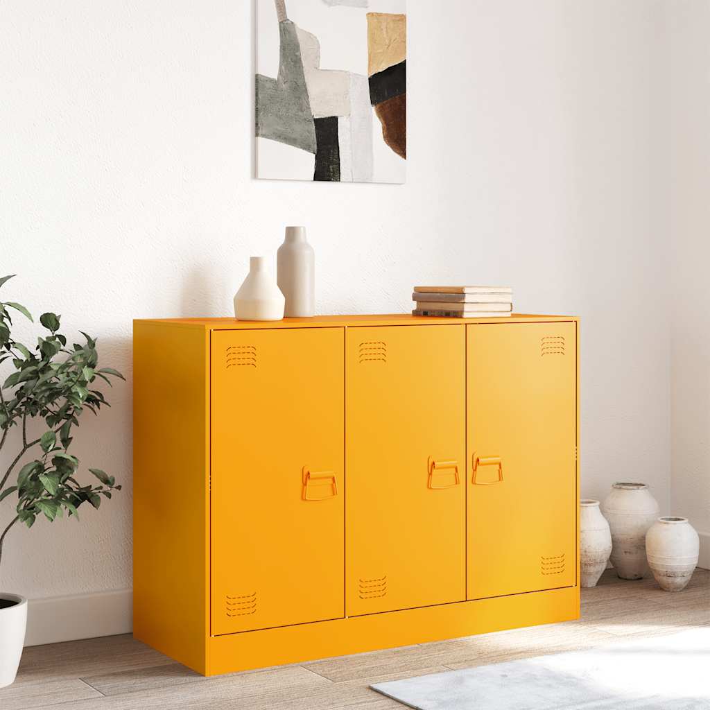 vidaXL Sideboard 99x39x73 cm steel black