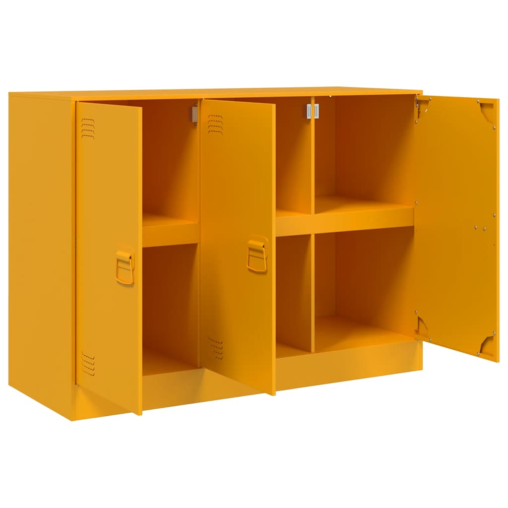 vidaXL Sideboard 99x39x73 cm steel black