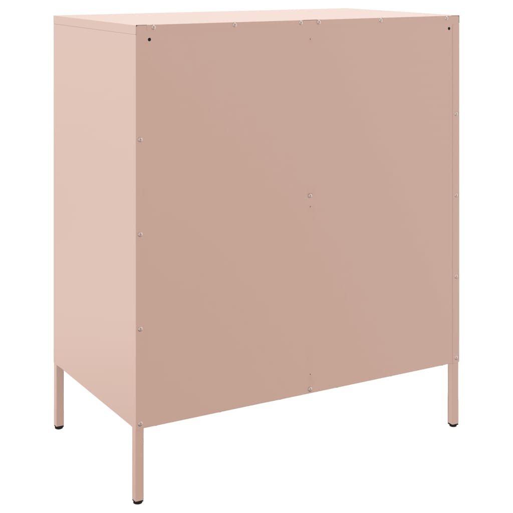 vidaXL Sideboard 68x39x79 cm steel black