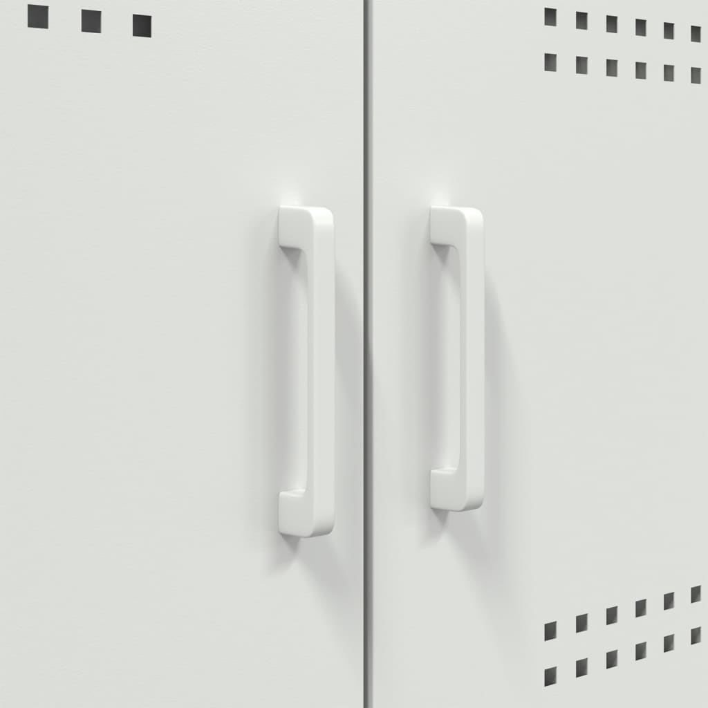 vidaXL Tv-meubel 68x39x50,5 cm staal zwart