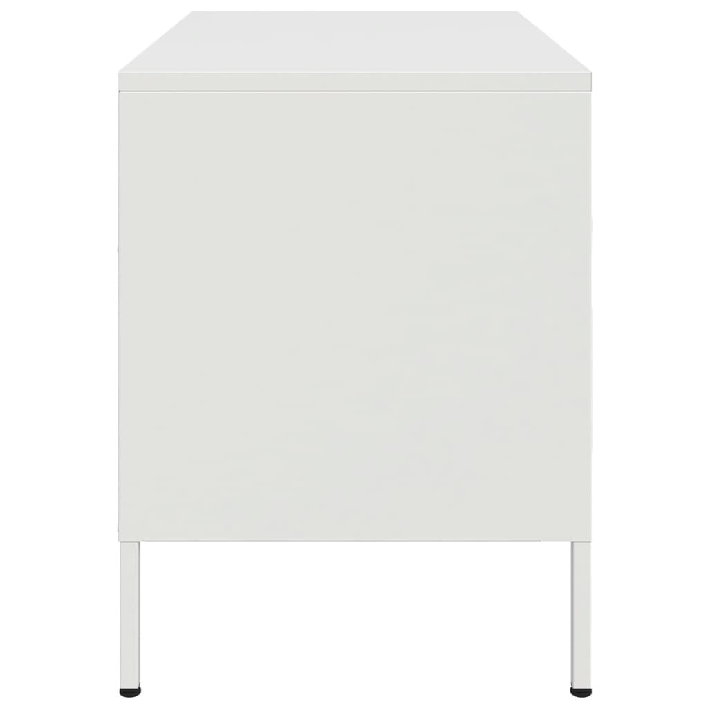 vidaXL Tv-meubel 68x39x50,5 cm staal zwart